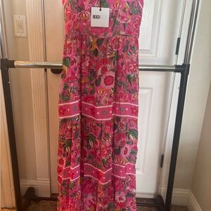 Beach Riot Floral Tie Shoulder Maxi Dress